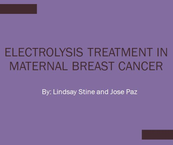 Electrolysis Treatment in Breast Cancer