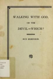 Walking with God or the Devil, which? : a sermon